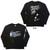Michael Jackson Unisex Long Sleeve T-Shirt Thriller / Hat Poses (Black) (Back Print)