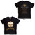 Michael Jackson Unisex T-Shirt Dangerous World Tour (Black) (Back Print)