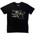 Rolling Stones Unisex T-Shirt Beggars Banquet Script (Black)