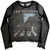 The Beatles Women's Long Sleeve Mesh Crop Top Shirt Abbey Road & Logo (Black)