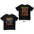 Guns N Roses Unisex T-Shirt Skeleton 1987 Tour (Black) (Back Print)