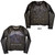 Metallica Women's Long Sleeve Mesh Crop Top Shirt Ride The Lightning (Black) (Back Print)