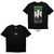Oasis Unisex T-Shirt Mexico City Half Faces Fan Store (Black) (Back Print & Ex-Tour)