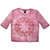 Red Hot Chili Peppers Women's Mesh Crop Top Shirt Asterisk Circle (Pink)