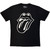 Rolling Stones Unisex T-Shirt Classic Tongue Mono (Black)