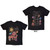 Smashing Pumpkins Unisex Premium Carbon T-Shirt Celestial Collage (Black) (Back Print)