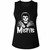 Misfits Logo Outline Skull Black Women's Muscle Tank Top T-Shirt