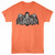 Misfits Bat Logo Bright Orange Heather T-Shirt