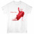 Marilyn Monroe Floor Pose White T-Shirt