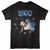 Rocky Lightning and Stars Black T-Shirt