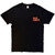 Iron Maiden Unisex T-Shirt Burning Ambition Pocket Logo (Black) (Back Print)