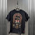 Johnny Cash Women's Unplugged T-Shirt Sunday Morning (Black)