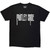 Motley Crue Unisex T-Shirt Logo Mono (Black)