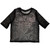 Bullet For My Valentine Women's Mesh Crop Top Shirt Deathcore (Black) (Front & Back)