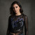 Korn Women's Long Sleeve Mesh Crop Top Shirt Issues A Box (Black)