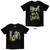 Korn Unisex T-Shirt Freak On A Leash (Black) (Back Print)