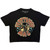 Fleetwood Mac Women's Crop Top Shirt Stars & Penguins (Black)