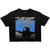 Billie Eilish Women's Crop Top Shirt HMHAS Tracklist (Black) (Back Print)