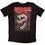 Muse Unisex T-Shirt Punk Skull (Black) (Back Print)