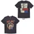 Bon Jovi Unisex T-Shirt Kicked Ass (Charcoal Grey) (Back Print)
