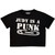 Ramones Women's Crop Top Shirt Judy Is A Punk (Black)