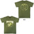 Pantera Unisex T-Shirt Green Logo (Green) (Back Print)