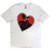 George Michael Unisex T-Shirt Heart (White)