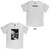 The Clash Unisex T-Shirt Guitar Smash (White) (Back Print)