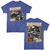 Bigfoot Monster Truck Glow Royal Heather T-Shirt