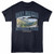 Rocky Mountain Landscape Navy Kids T-Shirt