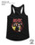 AC/DC Highway To Hell Circle Black Junior Women's Racerback Tank Top T-Shirt