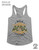 AC/DC High Voltage Gray Heather Junior Women's Racerback Tank Top T-Shirt