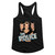 The Police Boys 'N' Blue Black Junior Women's Racerback Tank Top T-Shirt