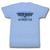 Top Gun Speed Yeah Light Blue Heather Adult T-Shirt