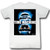 Back to the Future Time Travel White Adult T-Shirt