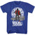 Back to the Future Silhouette Collage Royal Adult T-Shirt