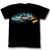 Back to the Future Time Painting Black Adult T-Shirt