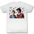 Bill and Ted Flyin White Adult T-Shirt