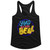 Saved by the Bell Round Logo Black Junior Women's Racerback Tank Top