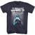 Jaws Lichtenstien Navy Heather Adult T-Shirt