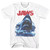 Jaws Bad Waves White Adult T-Shirt