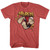 Popeye Gold Banner Red Heather Adult T-Shirt