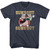 Popeye Suns Out Guns Out Navy Heather Adult T-Shirt