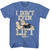 Popeye No Liftin' Royal Heather Adult T-Shirt