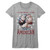 Popeye American Gray Heather Junior Women's T-Shirt