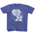 Mega Man Fist Pump Vintage Royal Toddler T-Shirt