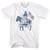 John Wayne Patriotic Silhouette White Adult T-Shirt