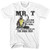 Mr. T Ded Snek White Adult T-Shirt