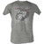 Flash Gordon Flash Head Gray Heather Adult T-Shirt