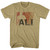 Muhammad Ali Ali Khaki Heather Adult T-Shirt